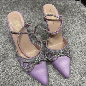 Women’s High Heels with Rhinestones Strap